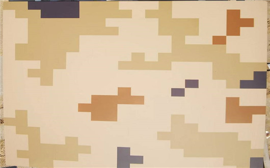 阿拉善荒漠迷彩漆喷涂